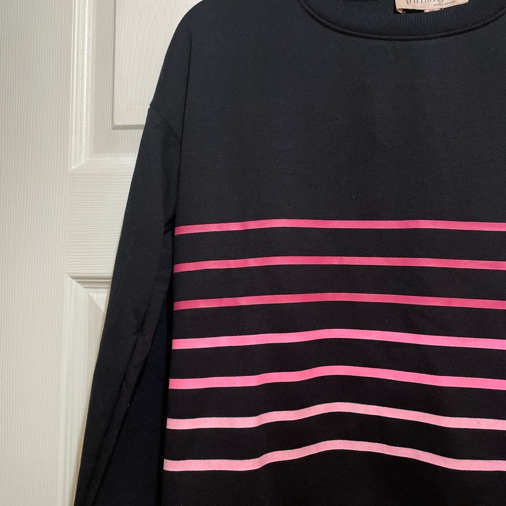 Philosophy gradient stripe sweatshirt - Picture 3 of 5